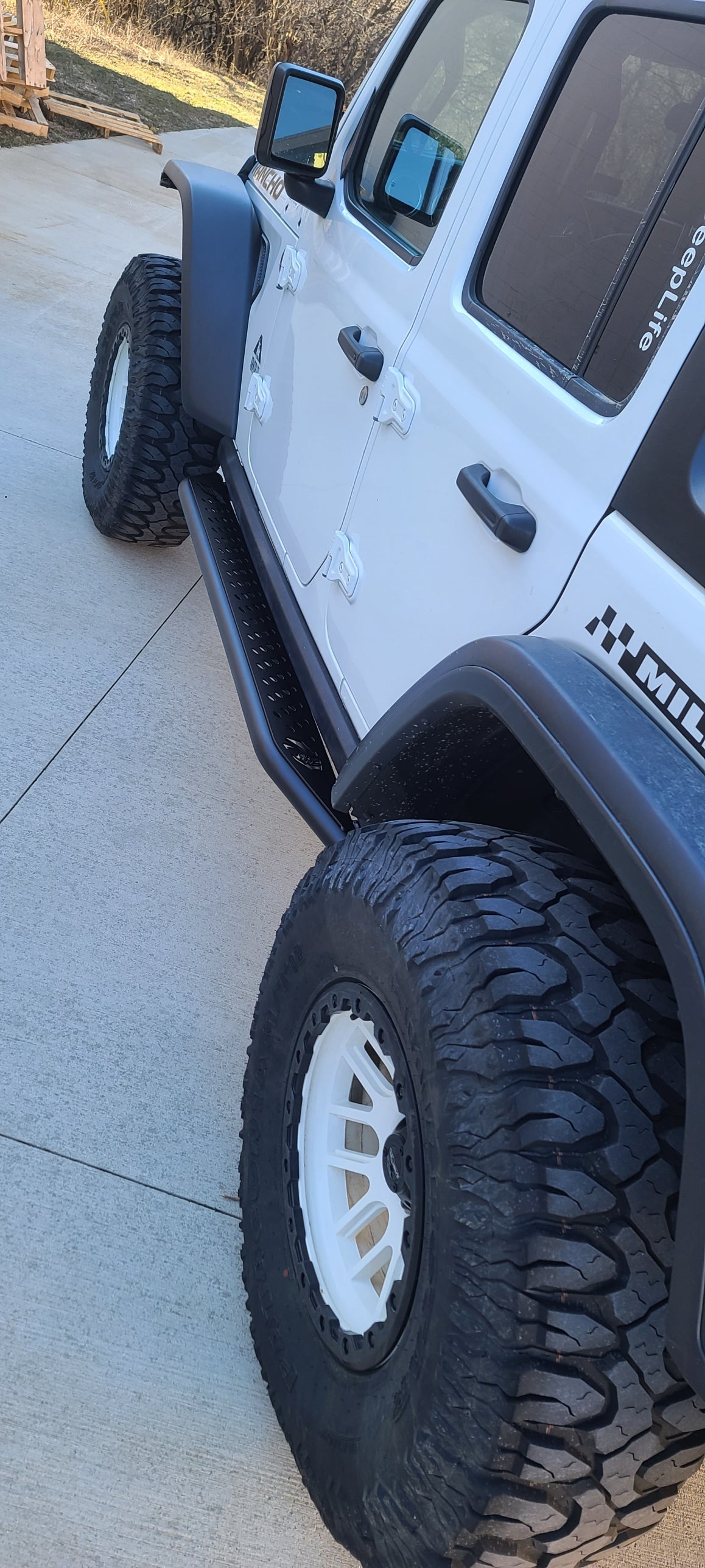 JL Wrangler Sliders / Steps - 4 Door