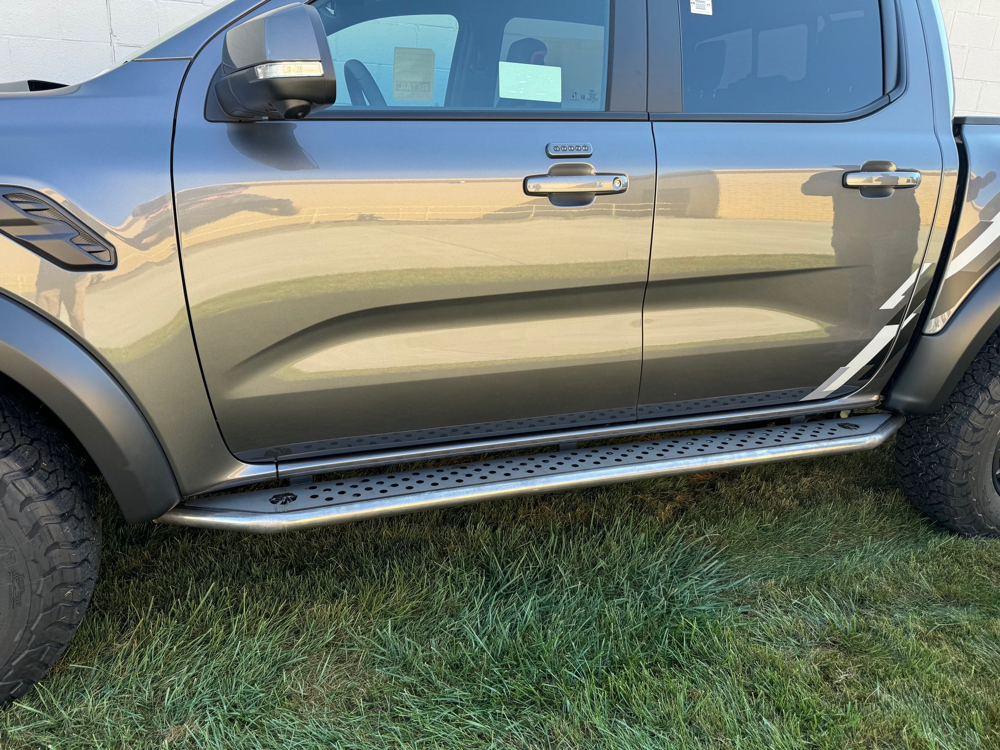 GOAT - Ford Ranger Sliders / Steps - 4 Door - GOAT Fabrication