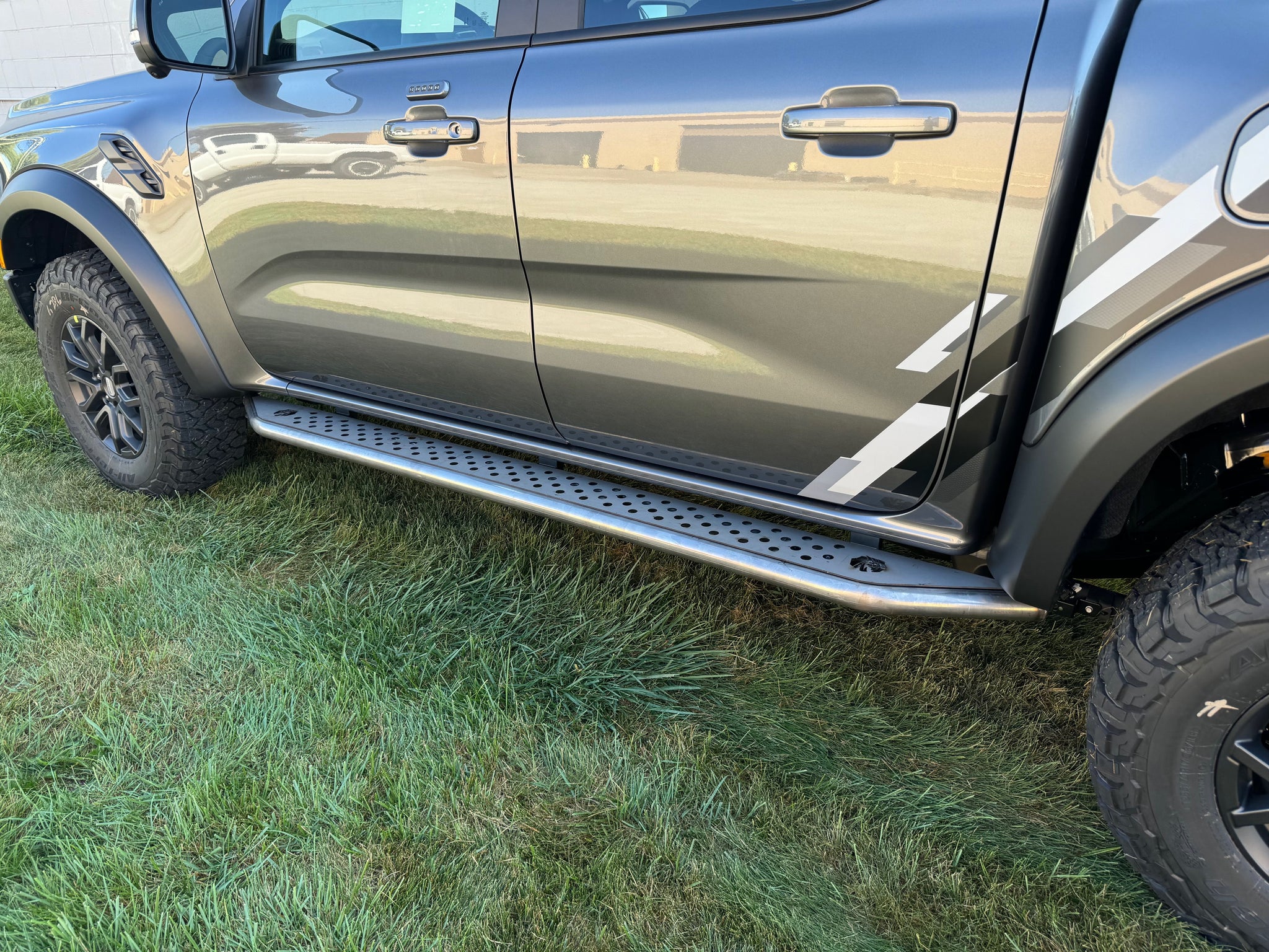 GOAT - Ford Ranger Sliders / Steps - 4 Door - GOAT Fabrication