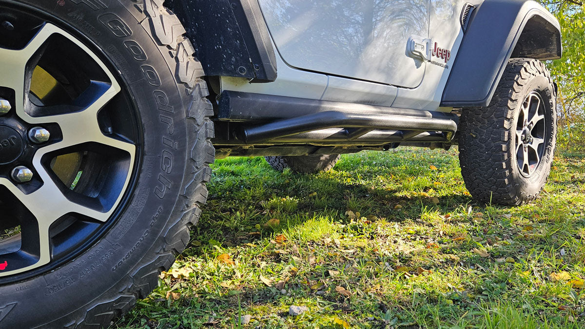 JL Wrangler Sliders / Steps - 2 Door